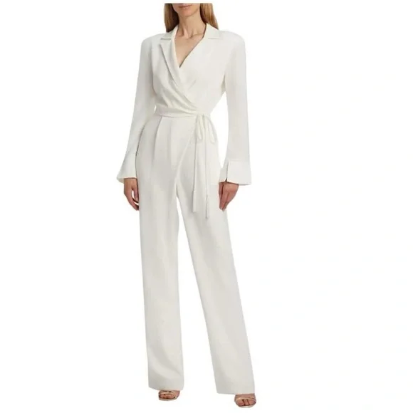 Cinq a Sept Elegant White Jumpsuit - Picture 5 of 8